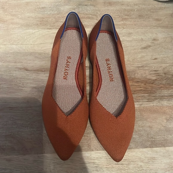 New without Box Rothy’s Brandy Color Sold out size 6 The Point Shoes - Picture 1 of 6